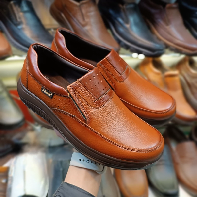 کفش چرم تبریز مردانه طبی