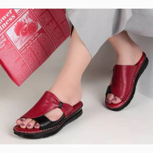 دمپایی زنانه تمام چرم. مدل جدید