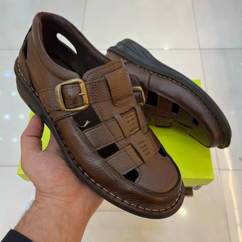 کفش تابستانی تمام چرم طبی مدل جدید