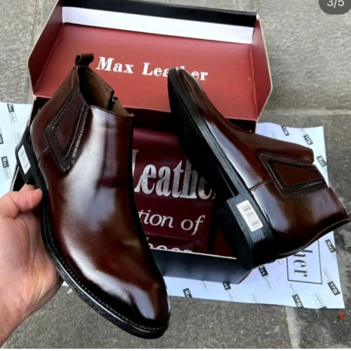 نیم بوت تمام چرم مکس یا بکسلی مدل جدید باکیفیت