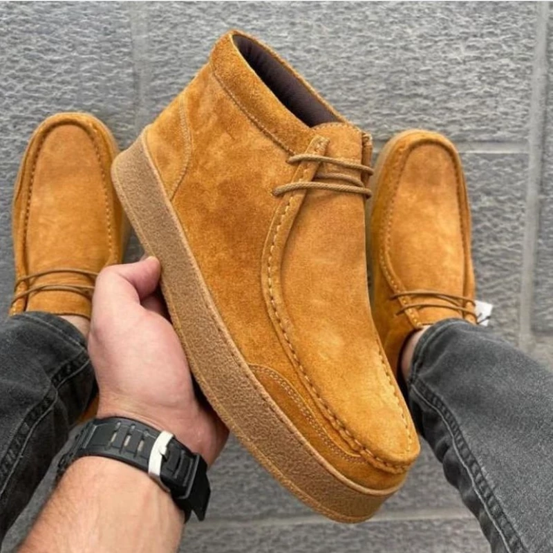 نیم بوت تمام چرم باکیفیت در چند رنگ خاص