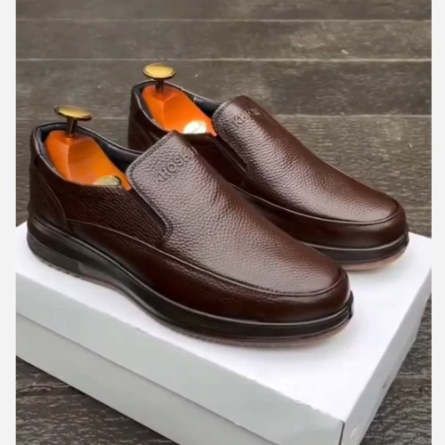 کفش طبی مردانه تمام چرم زیره تزریقی فوق العاده خوشپا