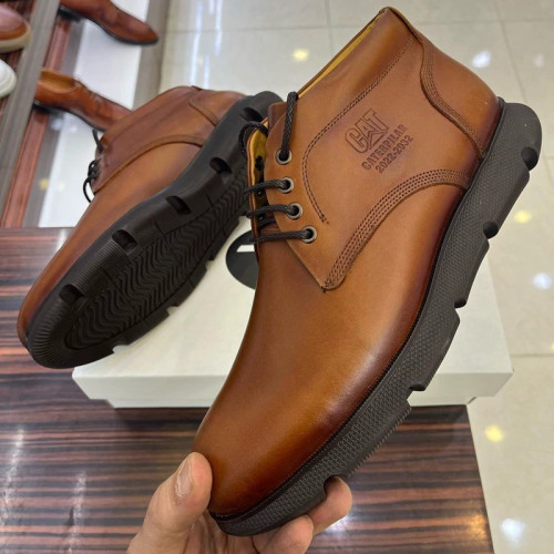 نیم بوت تمام چرم گاوی زیره تی پیو مدل کت