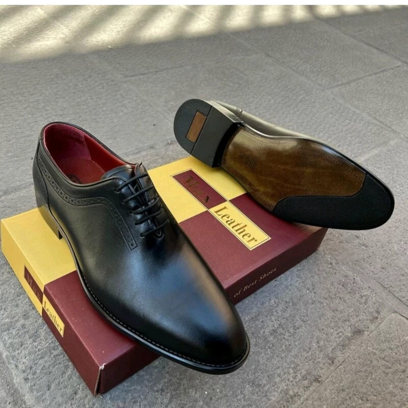 کفش مجلسی تمام چرم زیره نیولایت مکس