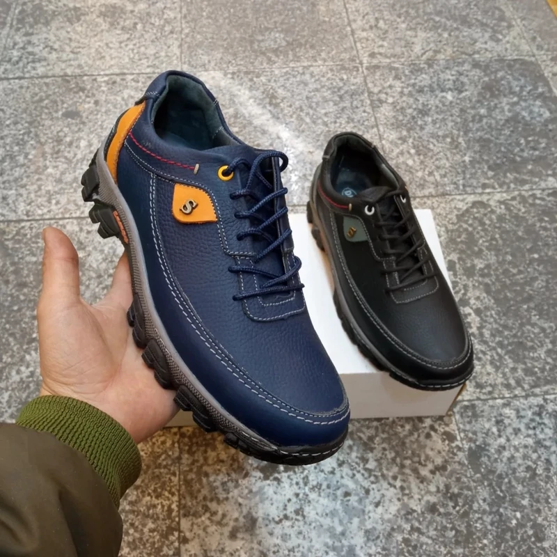 کفش انرژی زیره ترمو اسپورتی درجه 1 تمام چرم فوق العاده