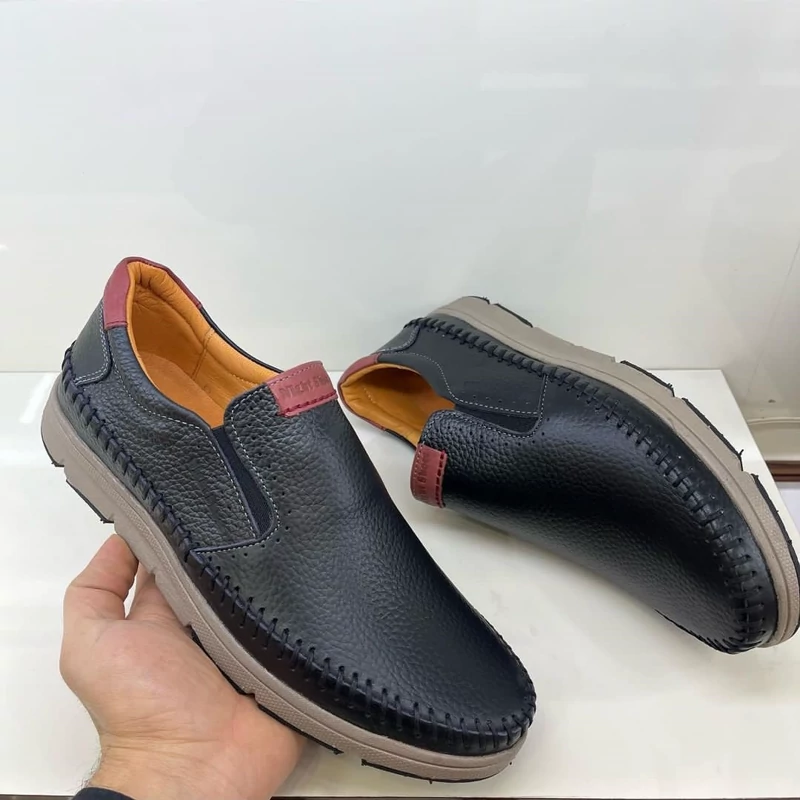 کفش راحتی تمام چرم سبک فوق العاده راحت و بادوام ، نایت