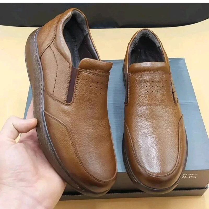 کفش طبی تمام چرم مدل R2 در رنگ بندی های مختلف