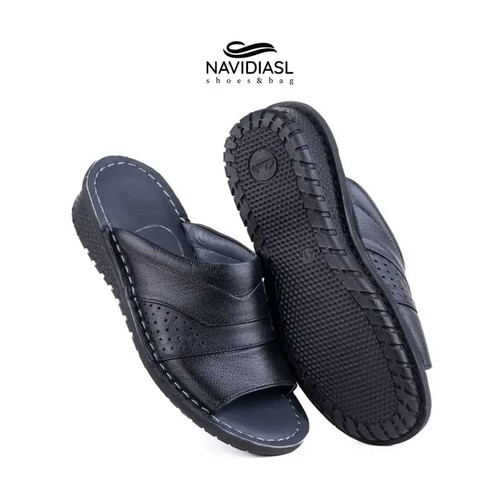 صندل و دمپایی مردانه طبی تمام چرم طبیعی کد ۶۰۶