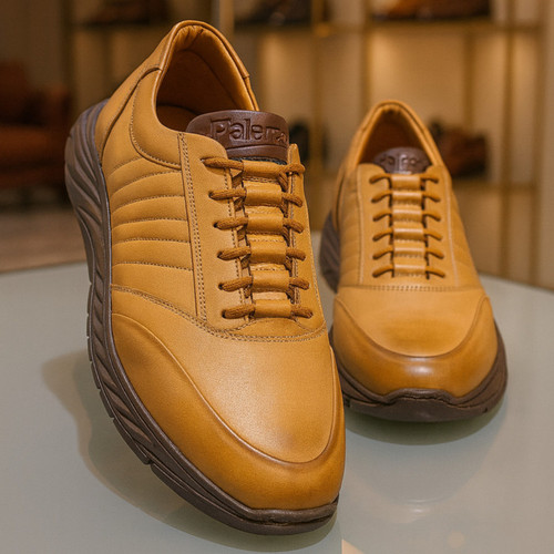 کفش اسپورت مردانه تمام چرم بالنزا کد ۶۰۸