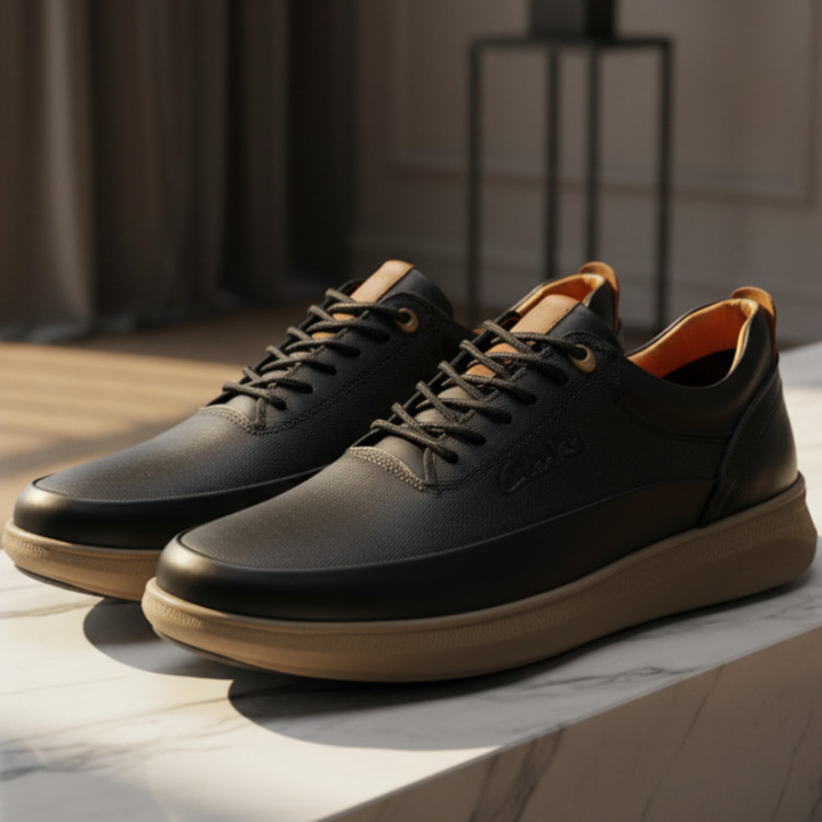 کفش اسپورت مردانه تمام چرم بسیار سبک ای وی ای کد۶۱۳