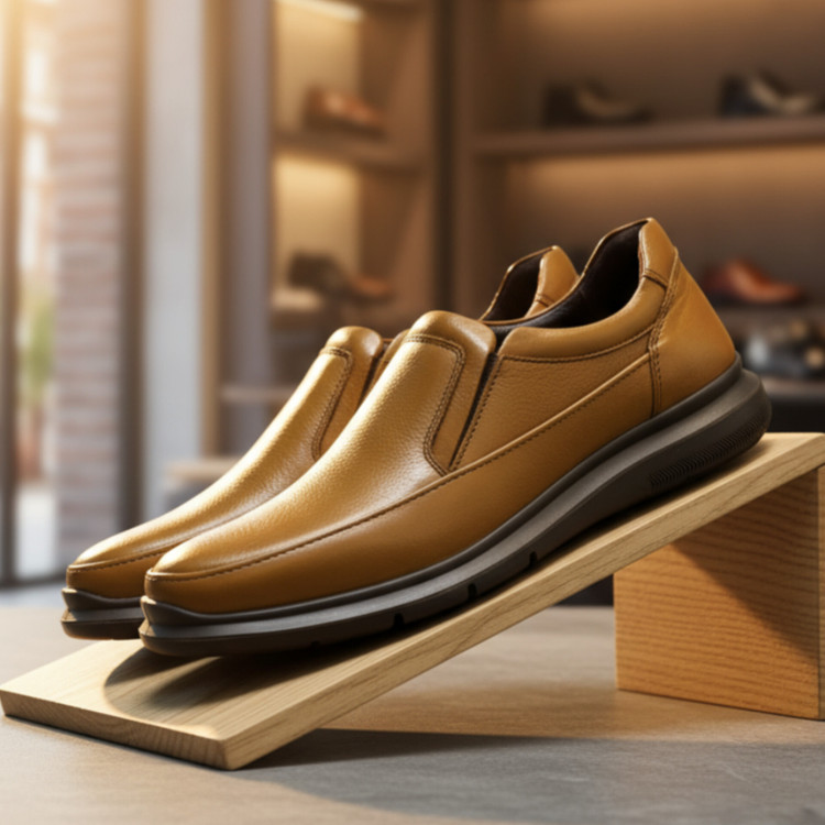 کفش فررین مدل ویبرام تمام چرم ۶۱۵