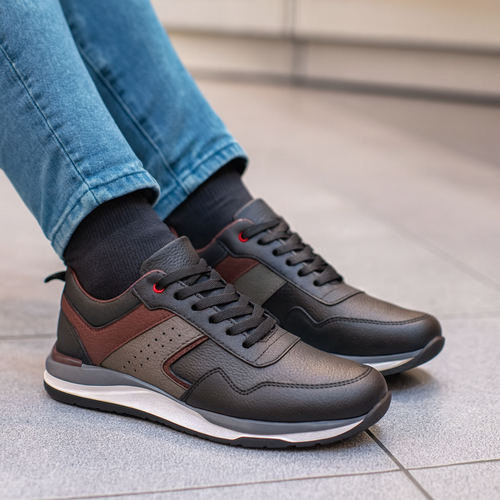 کفش اسپورت مردانه تمام چرم کد ۶۲۸