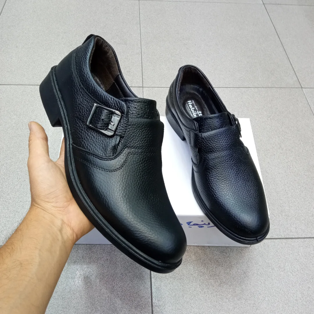 کفش مردانه چرم طبیعی کد ۶۳۰