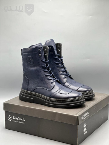 نیم بوت تمام چرم شمس مدل سوبارو3