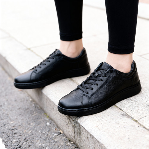 کفش ونس مردانه تمام چرم دور دوخت کد ۶۹۹