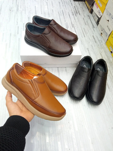 کفش طبی مردانه تمام چرم بسیار سبک کد ۷۰۶