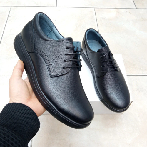 کفش طبی مردانه تمام چرم طبیعی کد ۷۸۷