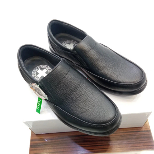 کفش طبی مردانه تمام چرم عبدی کد 804