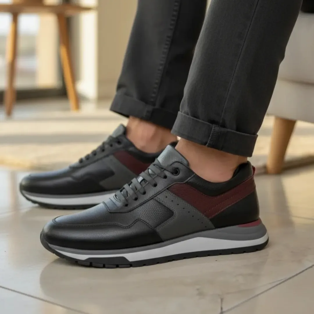 کفش اسپورتی تمام چرم زیره ترمو آنتونی نگین