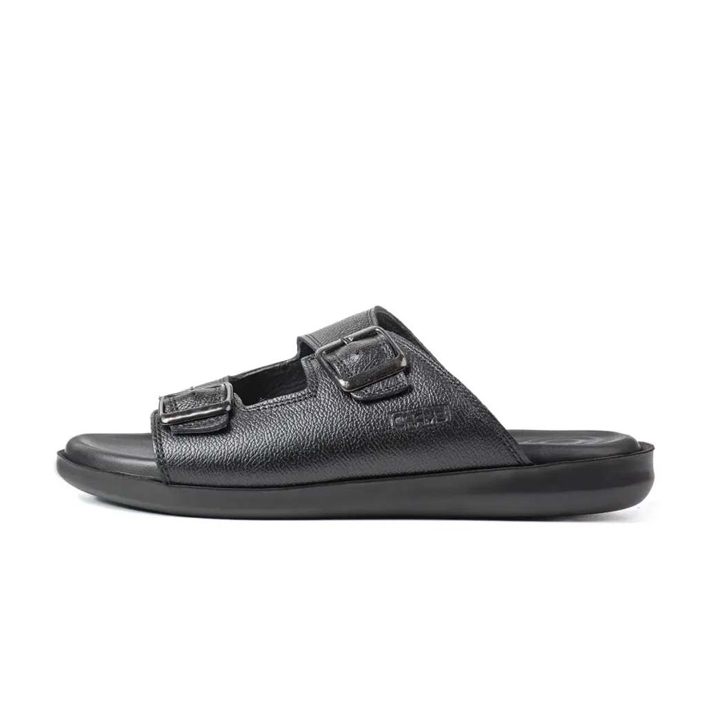 صندل مردانه تمام چرم شمس مدل